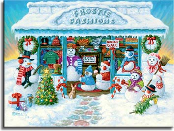 Frostie Fashions by artist Janet Kruskamp
