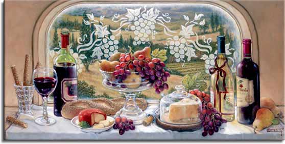 Harvest Celebration, one of the Still Lifes Gallery of Original Oil Paintings and original paintings by Janet Kruskamp